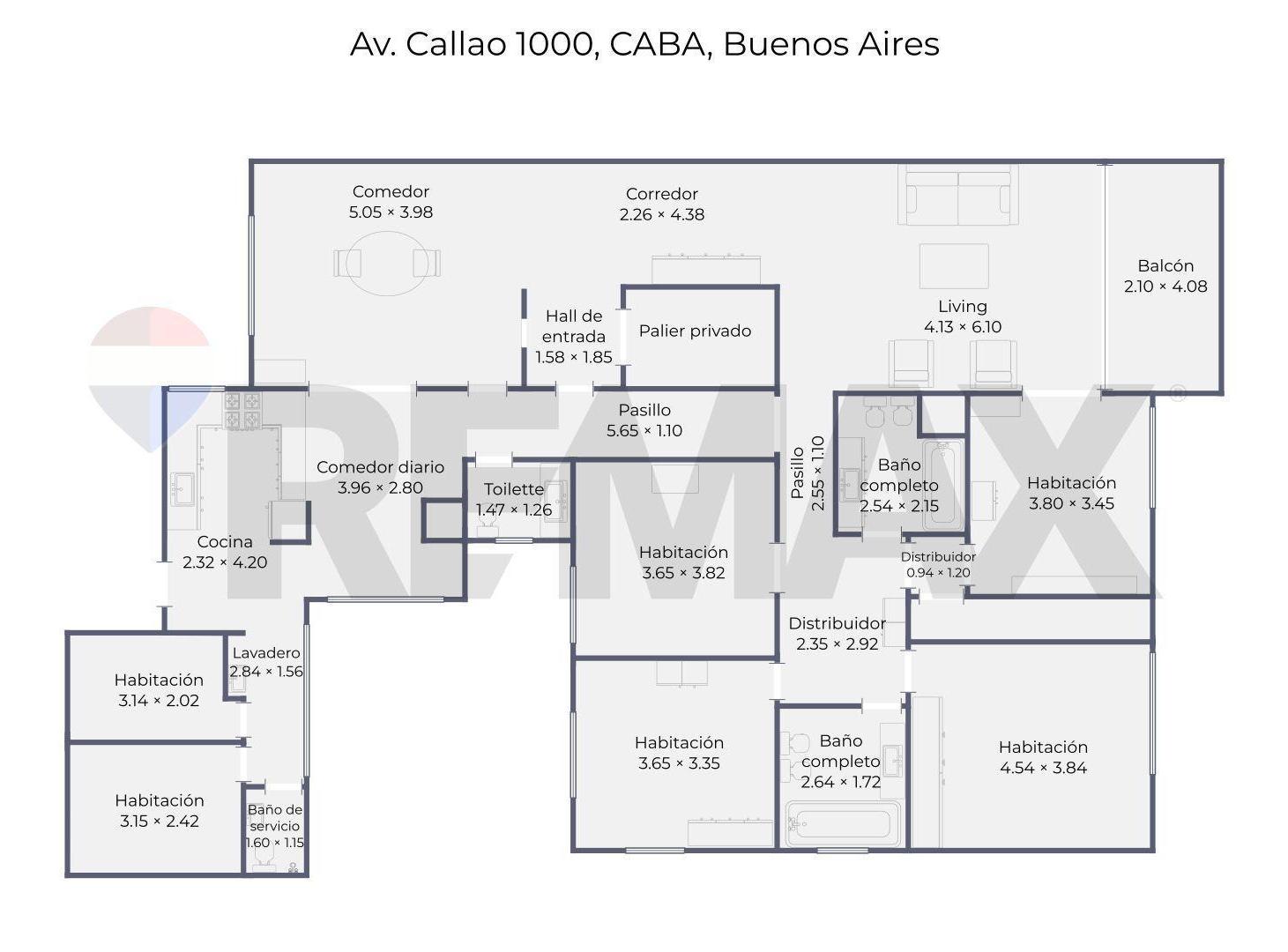 Foto de VENTA DEPARTAMENTO 5AMB C/DEP RECOLETA OPORTUNIDAD, imagen 5