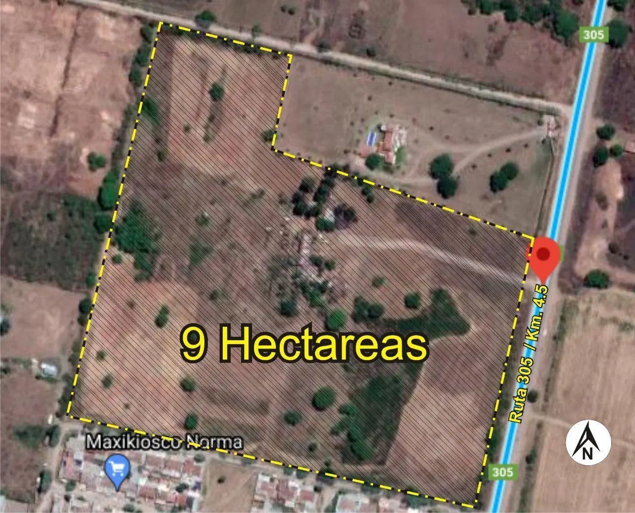Lote . | ruta 305 en el km 4,5 3