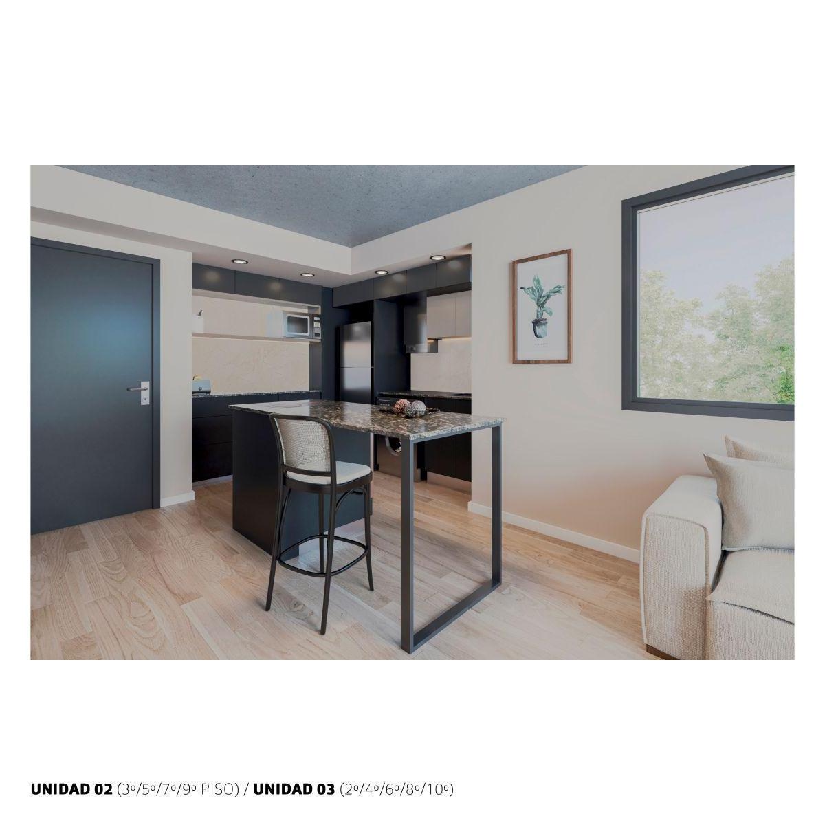C15 Departamento de 1 dormitorio en Cerrito y Paraguay - PRONTA ENTREGA