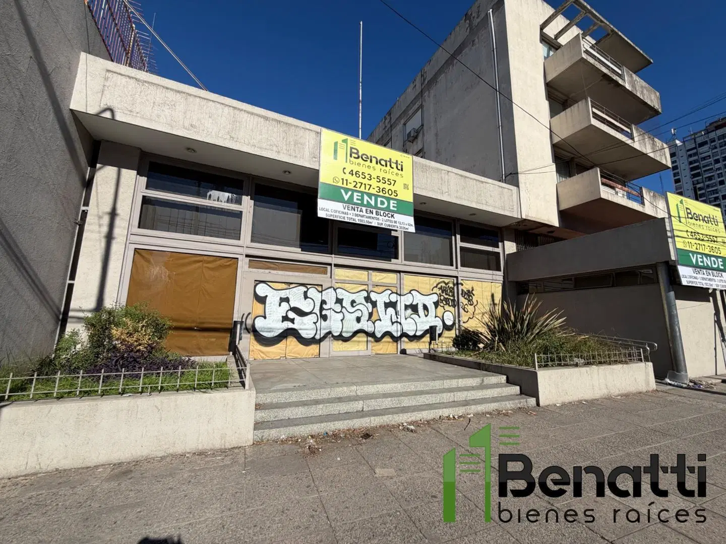 UNICA PROPIEDAD.VENTA EN BLOCK. 2 TERRENOS. LOCAL+OFIC+DPTOS 5