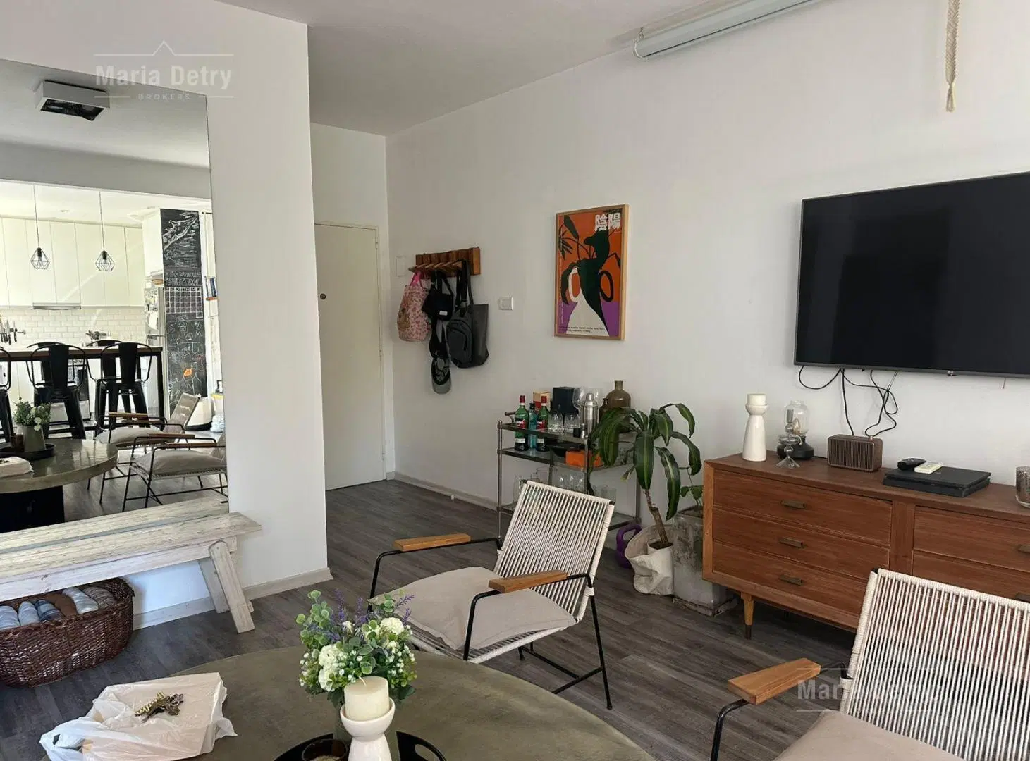 Alquiler Anual tres ambientes Amueblados con terraza privada 1