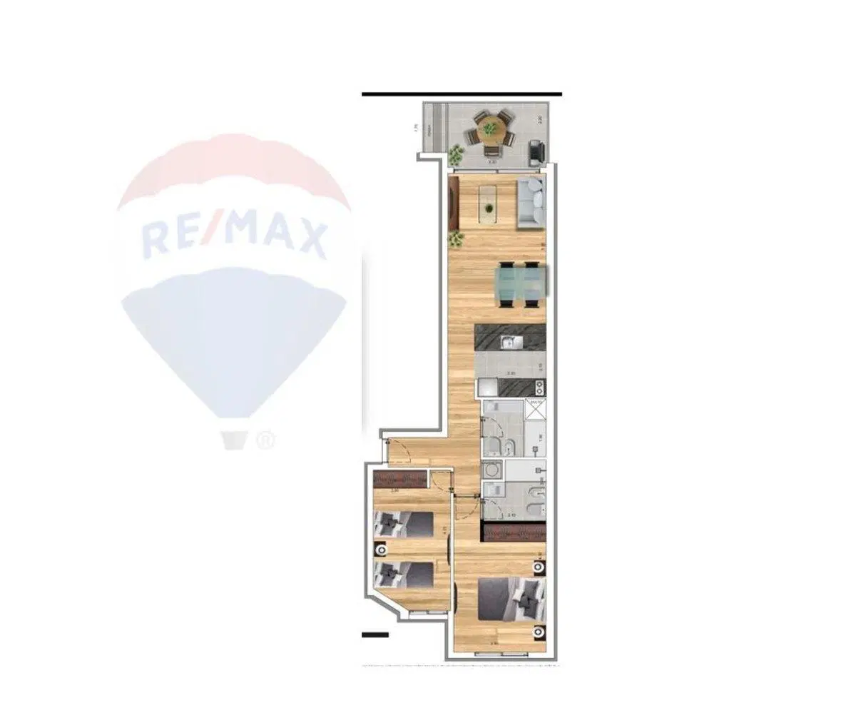 VENTA DEPTO MALVIN 2 DORMI BALCON PATIO Y GARAGE 5
