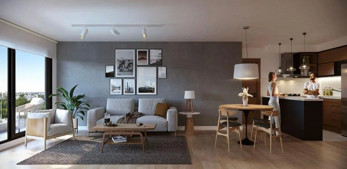 VENTA DEPTO 1 DORMITORIO PUNTA CARRETAS CON  PATIO 3