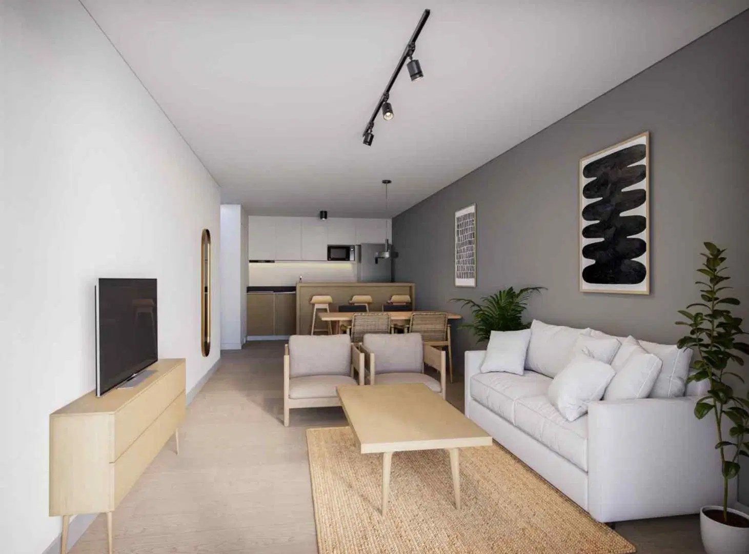 VENTA APARTAMENTO 2DORM 2B 1 TOILET POCITOS POZO 1