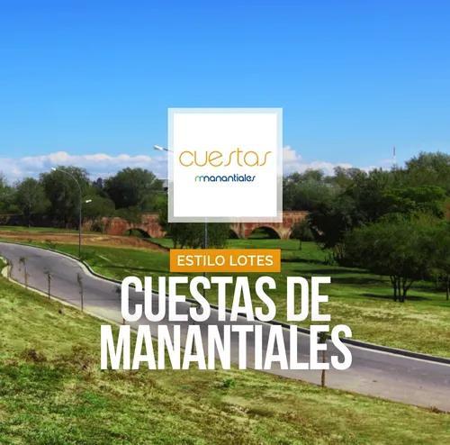 VENTA LOTE RESIDENCIAL EN CUESTAS DE MANANTIALES