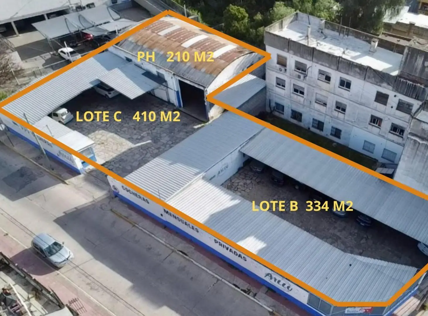 TERRENOS MAS GALPON EN VENTA CENTRO LA FALDA 2