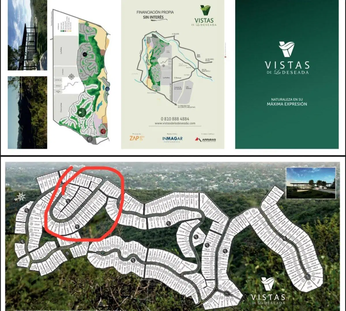 VENDO LOTE EN ETAPA 1 VISTAS DE LA DESEADA. CON FINANCIAMIENTO. TODOS LOS SERVICIOS ACTIVOS 2