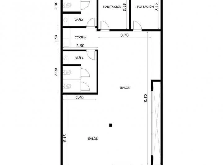 Alquiler Comercial  de 383m2 Excelente ubicación Caballito