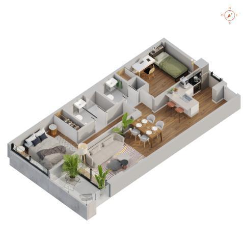 Foto de VENTA Departamento en Palermo Piso 6 A ESTRENAR AL FRENTE LUMINOSO, imagen 4