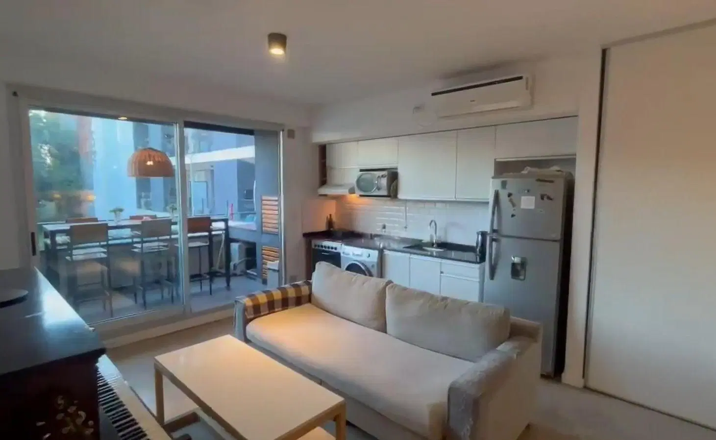Monoambiente alquiler Villa Urquiza DOHO | Amoblado, balcón terraza, parrilla y cochera 3