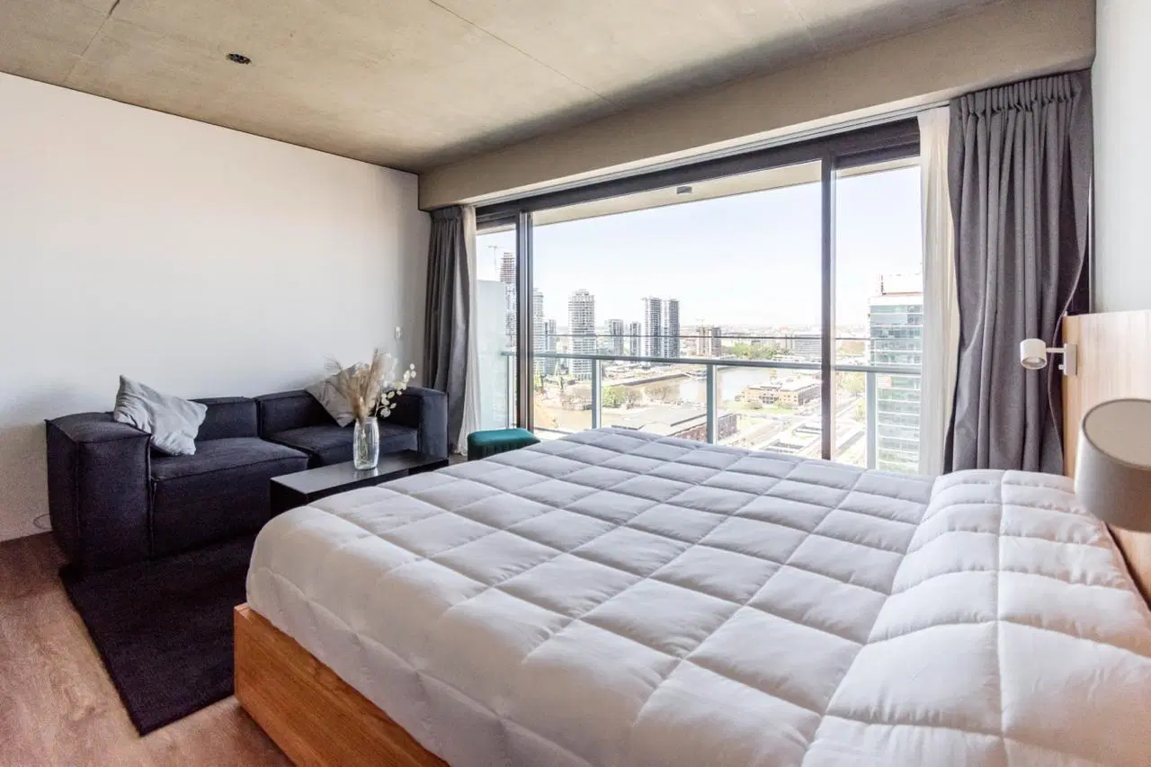 DPTO Puerto Madero MONOAMBIENTE amoblado con balcón 5