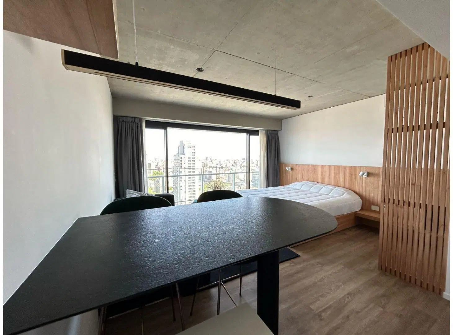 DPTO Puerto Madero Alquiler Temporario MONOAMBIENTE amoblado con balcon 4