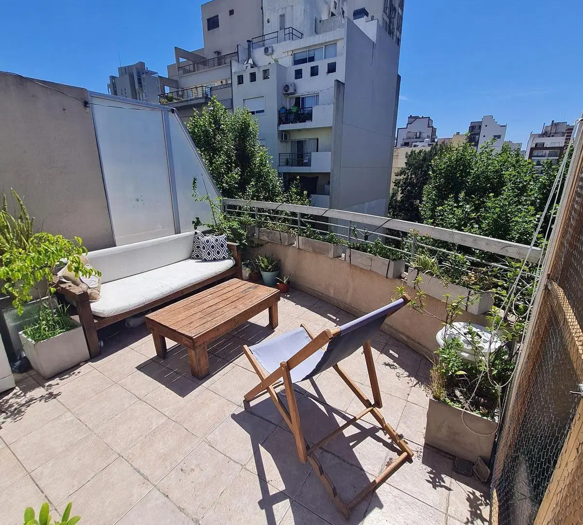 Departamento en alquiler paquete completo con terraza propia 4