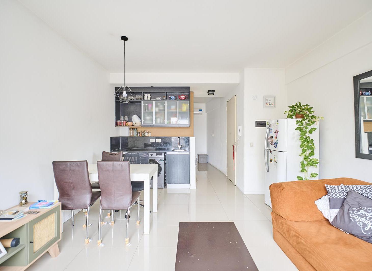 Foto de Departamento monoambiente divisible con balcon al frente luminoso, imagen 1