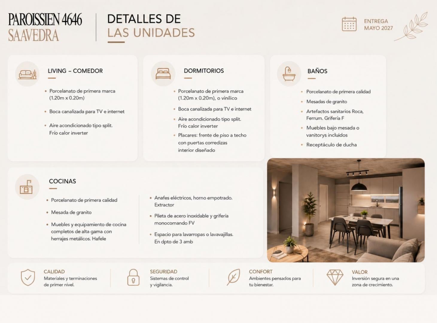 Foto de VENTA MONOAMBIENTE 42mts - DESARROLLO PAROISSIEN 4646, imagen 2