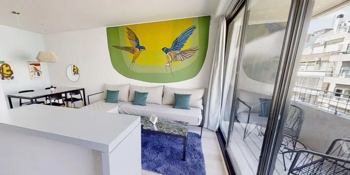 Venta 2 ambientes piso 7 toillete lavadero Palermo 3