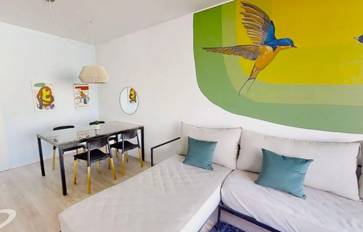 Venta 2 ambientes piso 7 toillete lavadero Palermo 3