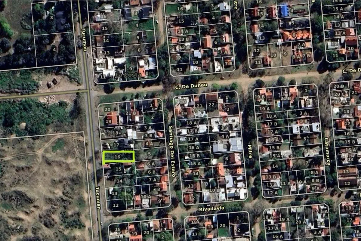 Lote sobre Avenida Tucuman en Costa Azul 4