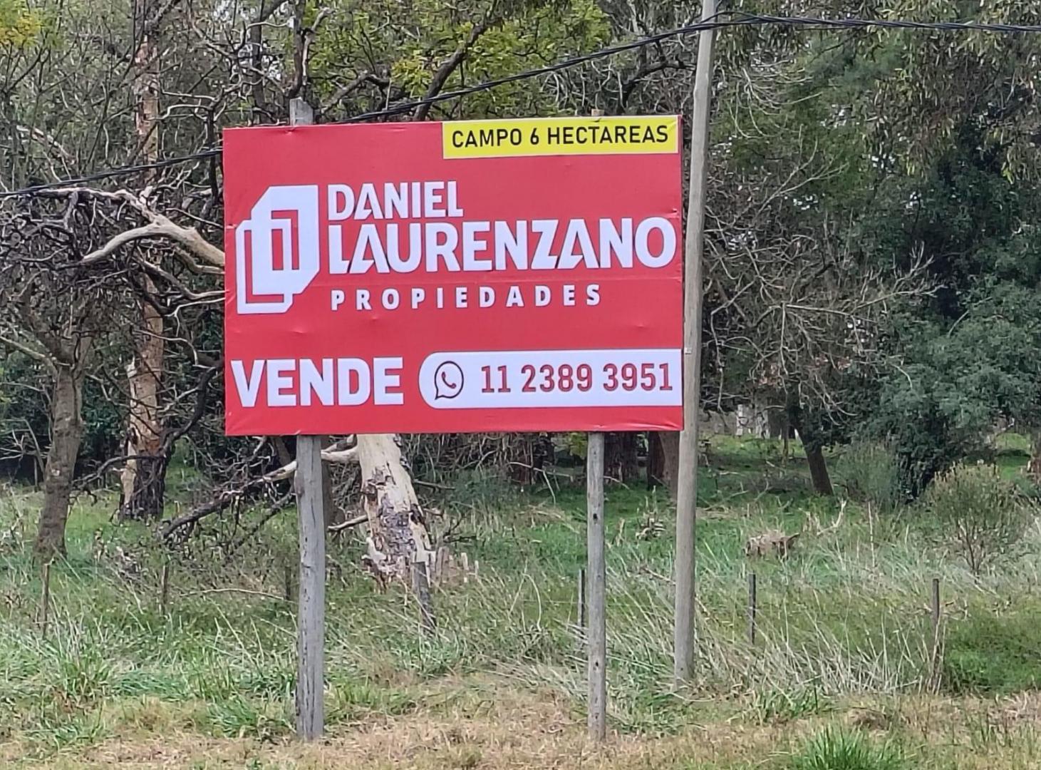 Terreno de 6 hectáreas en Cañuelas