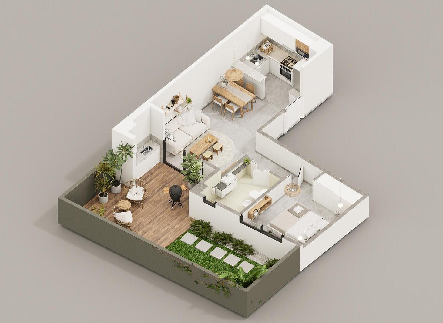 Foto de 2 Ambientes con Patio y Parrilla | Parque Chas | Financiación en Pesos, imagen 5