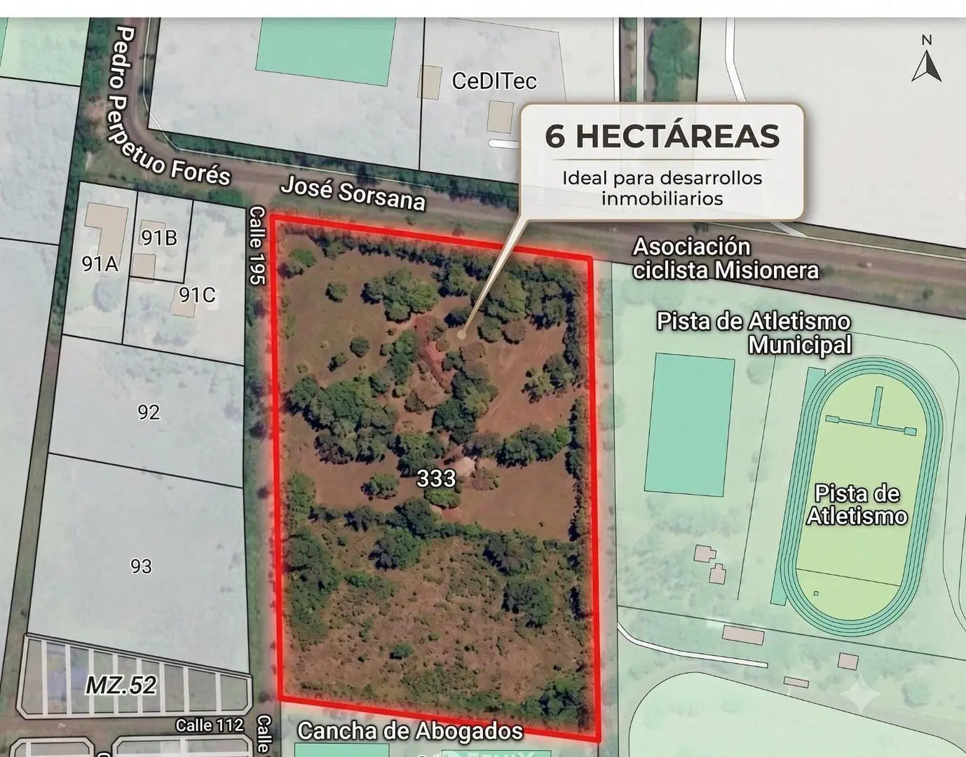 TF894 - 6 HECTÁREAS EN VENTA FRENTE AL AEROPUERTO DE POSADAS 1