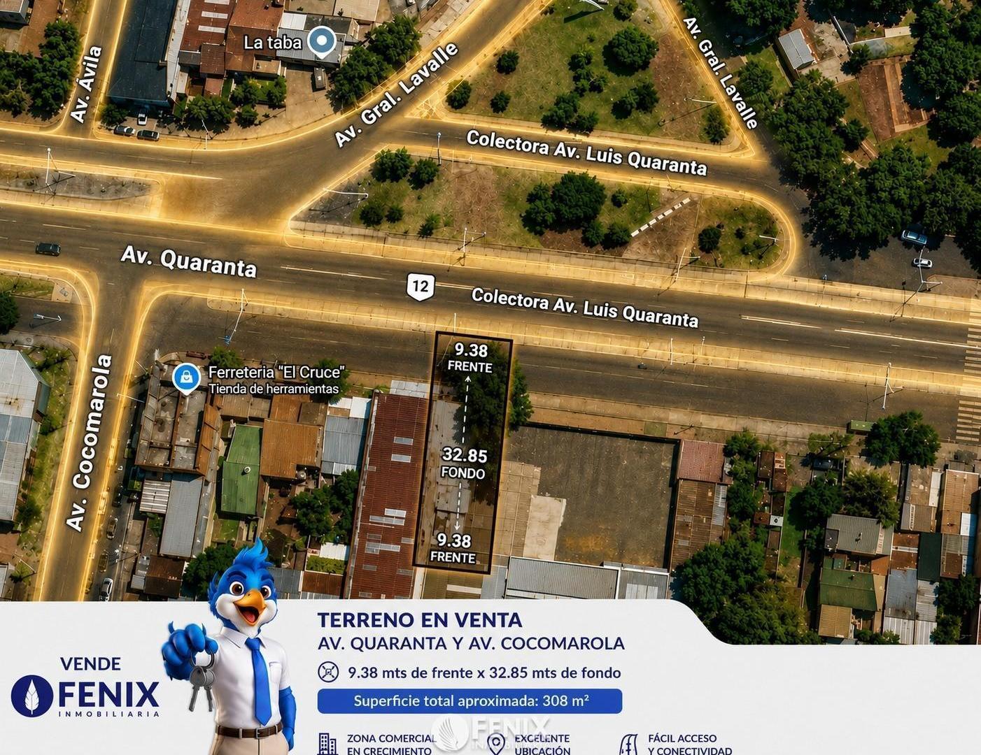 Foto de TF895 - TERRENO CON CASA A DEMOLER - SOBRE AV. QUARANTA 2719, imagen 1