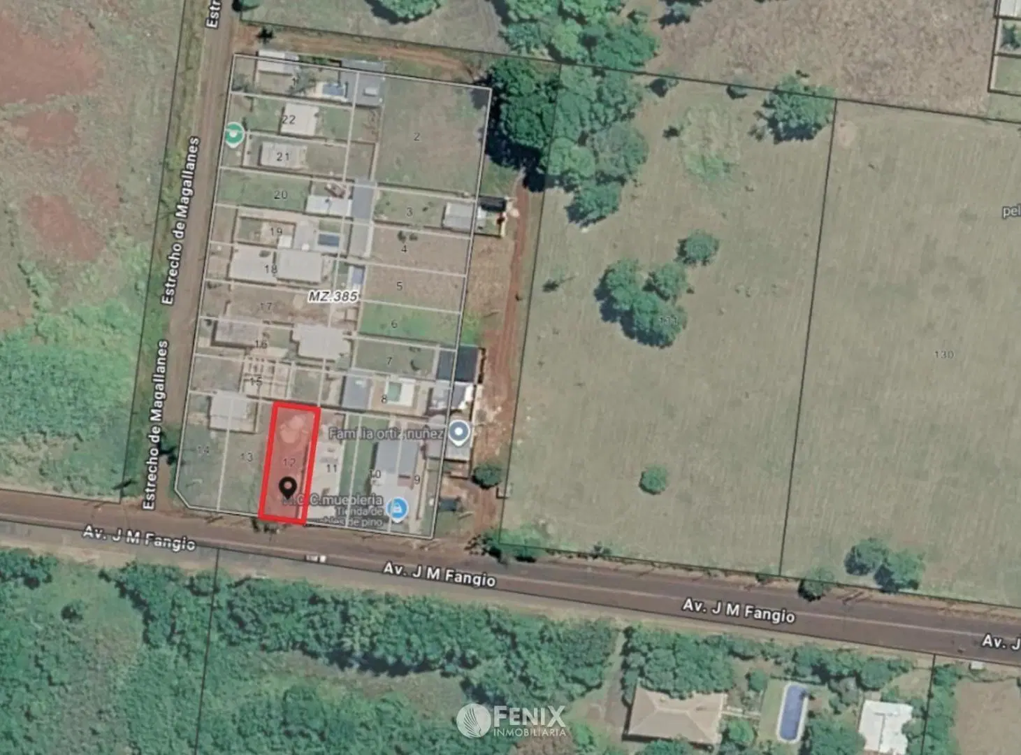 TF897 - TERRENO - AV. FANGIO Y CALLE ESTRECHO DE MAGALLANES 1