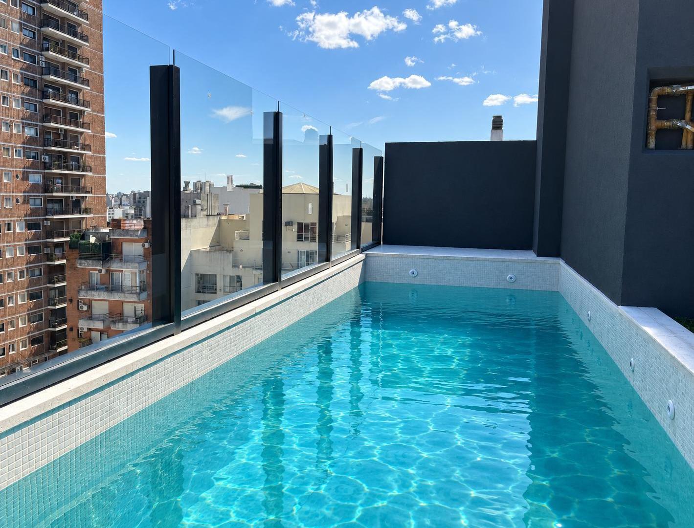 Foto de Monoambiente a Estrenar con Balcón aterrazado y vista abierta. Piscina, imagen 1