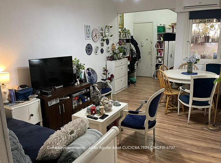 Departamento en venta 3 ambientes Almagro. Al frente. Apto Crédito 1