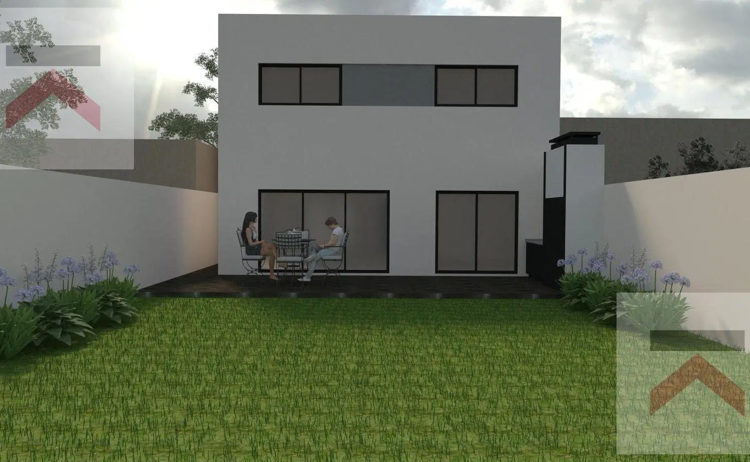 Casa de 3 dormitorios, con jardin,parrilla y cochera 2
