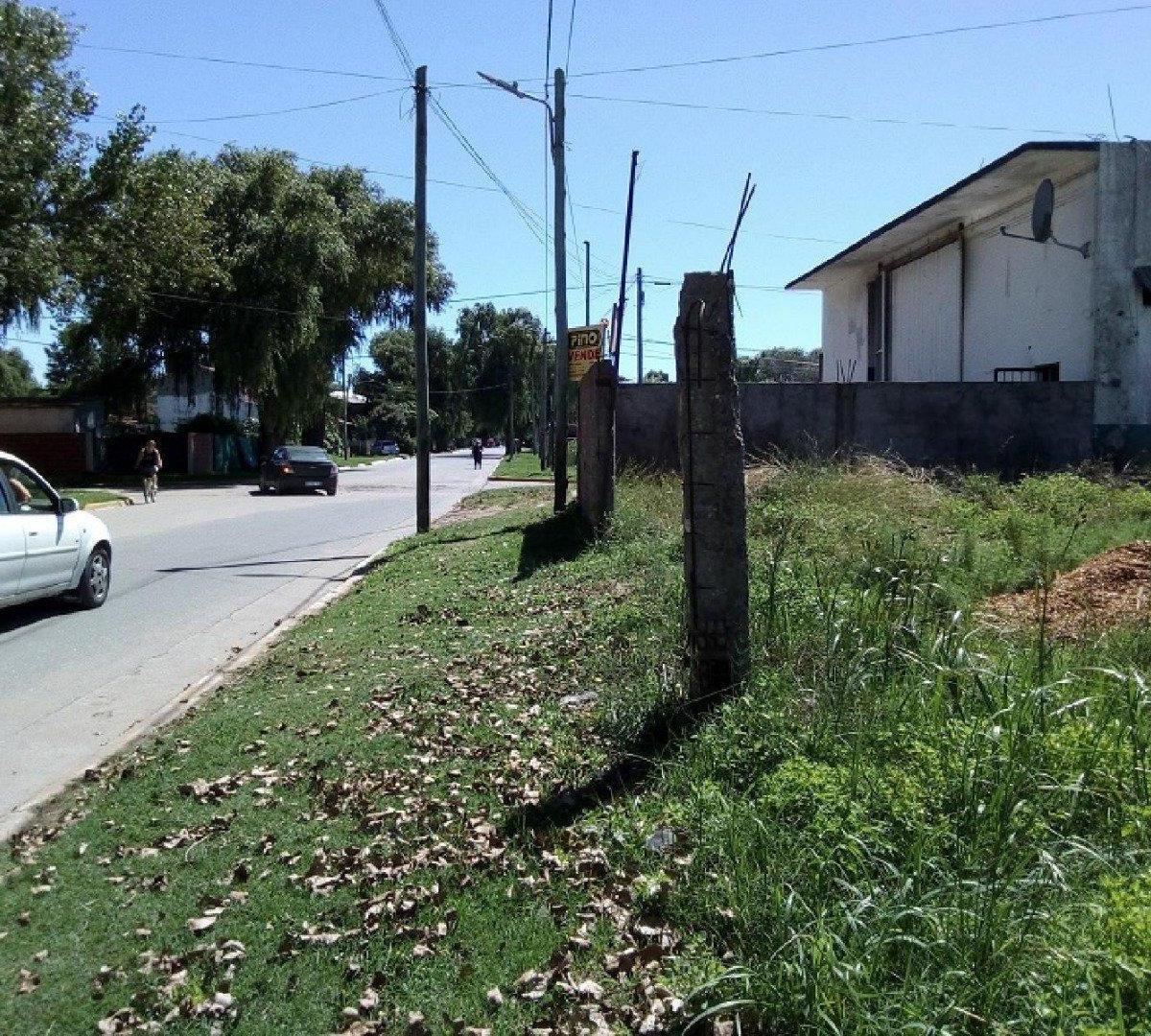 Lote sobre calle 14. Lindero a galpon. Mts de Av 41