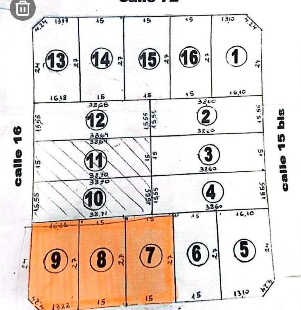 Terreno de 1215 m² en venta en Mar del Tuyú