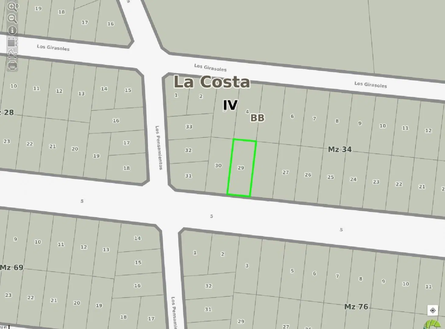 HERMOSO LOTE BALDÍO DE 550 m2 LISTO PARA CONSTRUIR 5