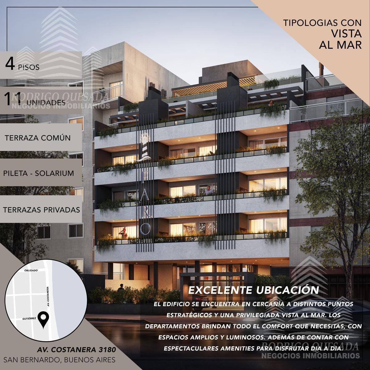 |departamento 3amb| |financiado| |frente Al Mar| |san Bernardo| 2