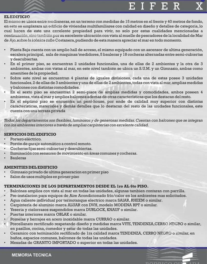|EDIFICIO EIFER X| | PREMIUM| |FRENTE AL MAR| |FRENTE AL MUELLE| 3