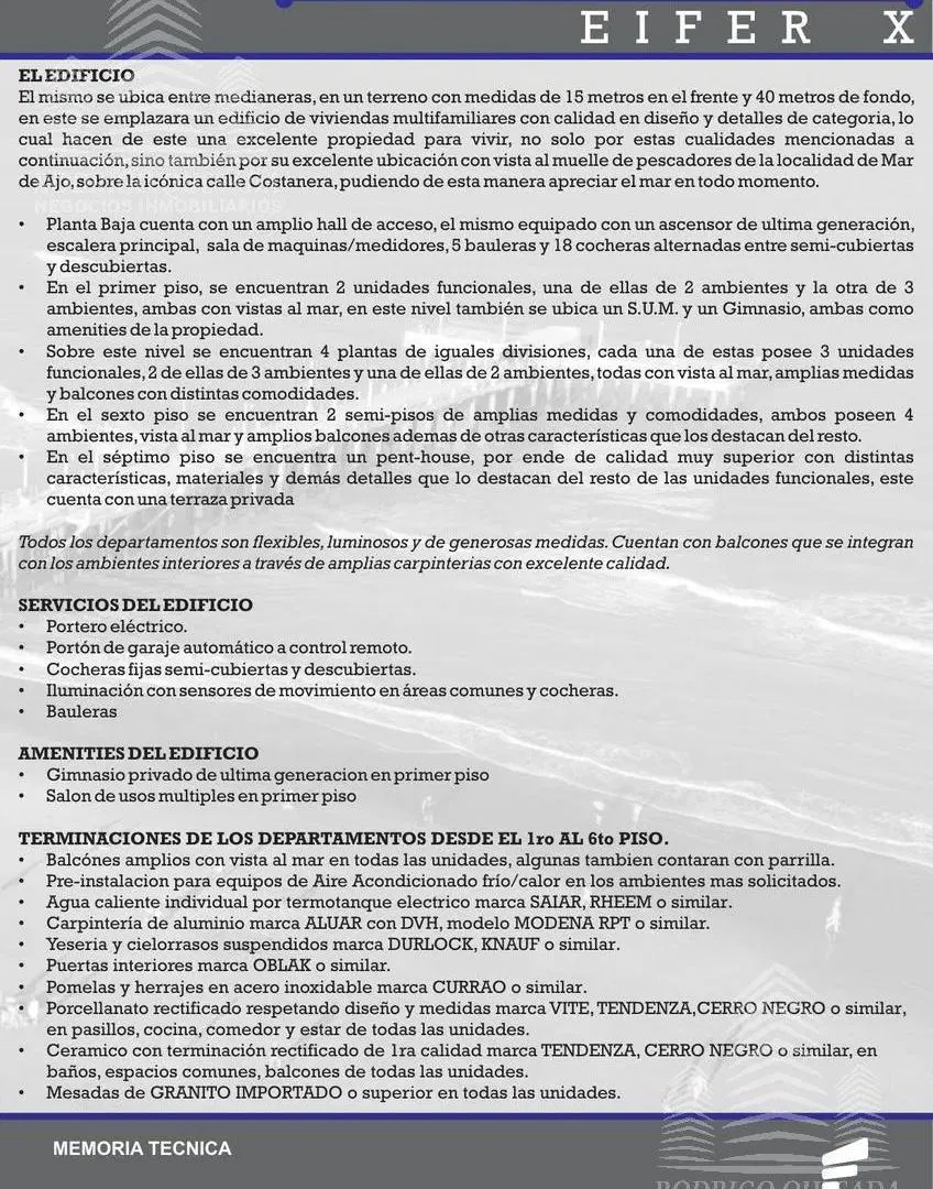 |EDIFICIO EIFER X| | PREMIUM| |FRENTE AL MAR| |FRENTE AL MUELLE| 3