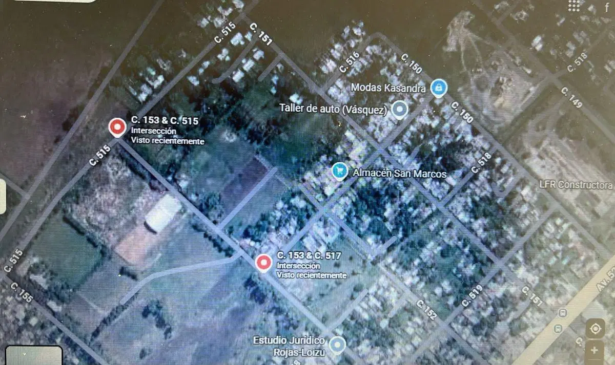 Lote en venta en calle 153 y 515. 5.000m2 3