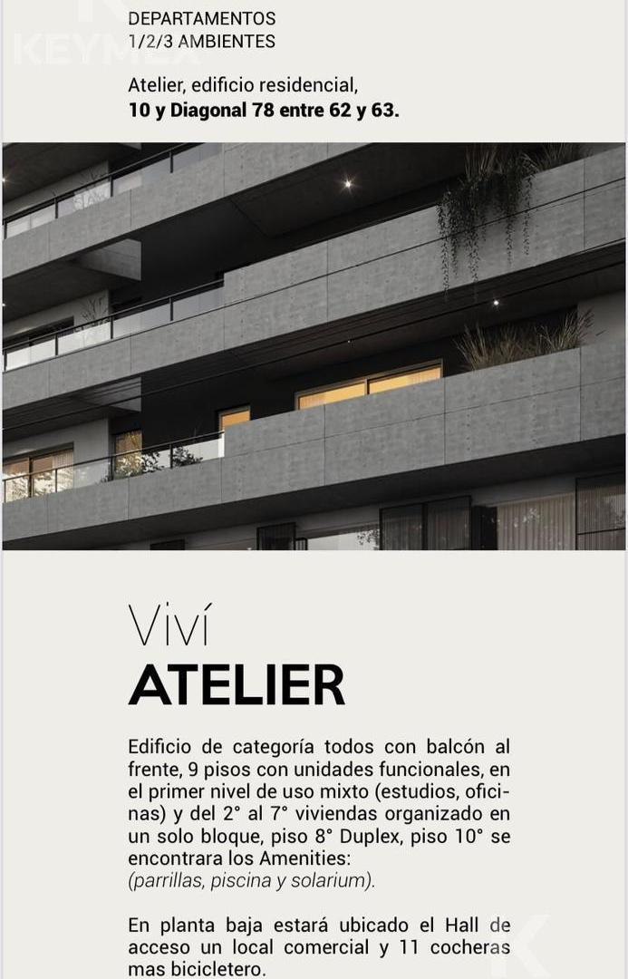 Foto de Monoambiente en Atelier – La Plata Centro, imagen 5