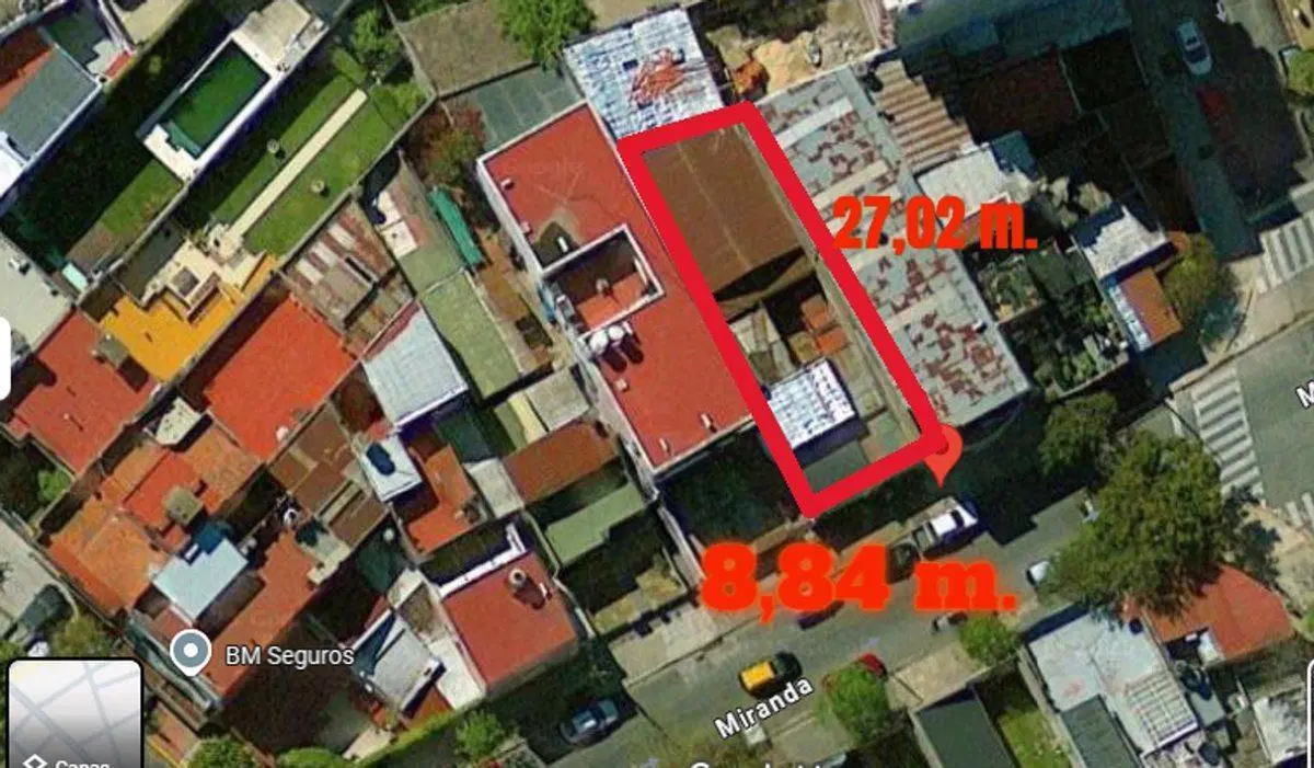 VENTA LOTE TERRENO  MIRANDA 4900 MONTECASTRO CABA 4