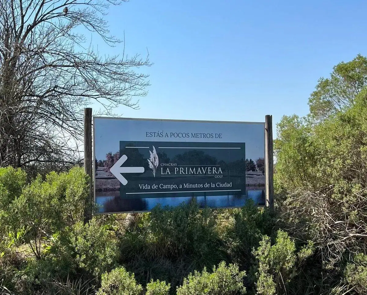 LOTE EN VENTA 2.411M2 CHACRAS LA PRIMAVERA GOLF 5