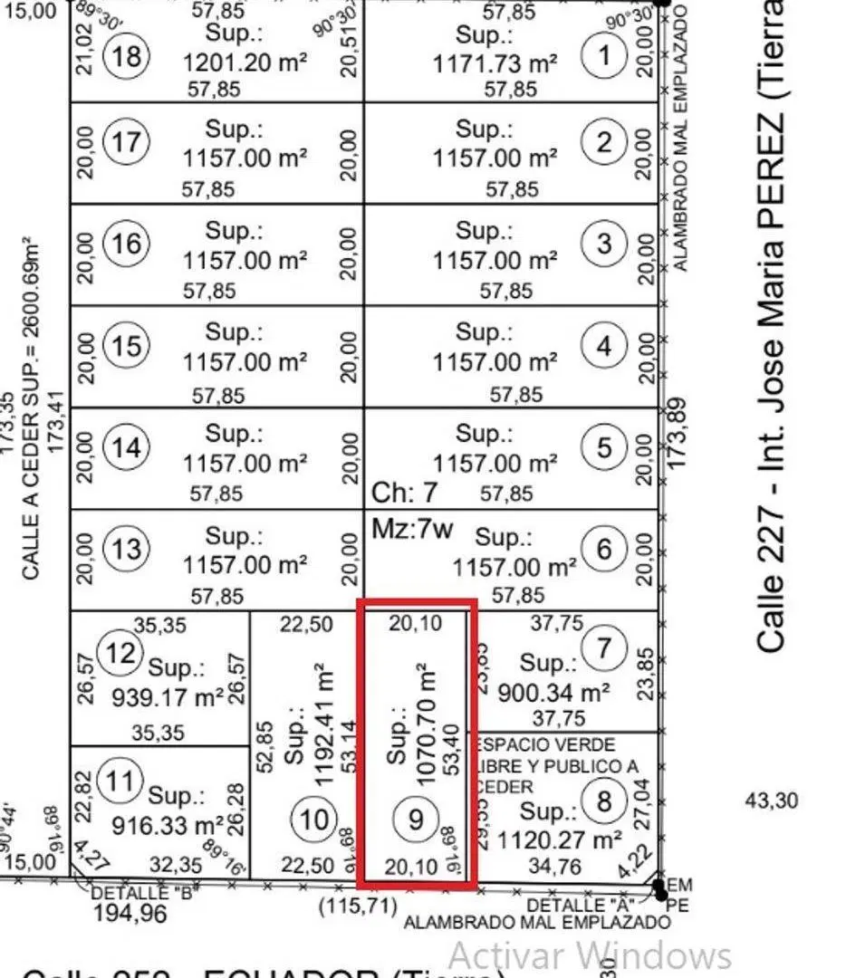 Venta Terreno 1000m2 CON ESCRITURA y GAS Natural 5
