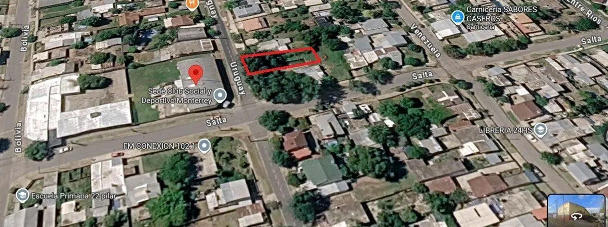 VENTA TERRENO +PILETA DERQUI CENTRO PILAR 3