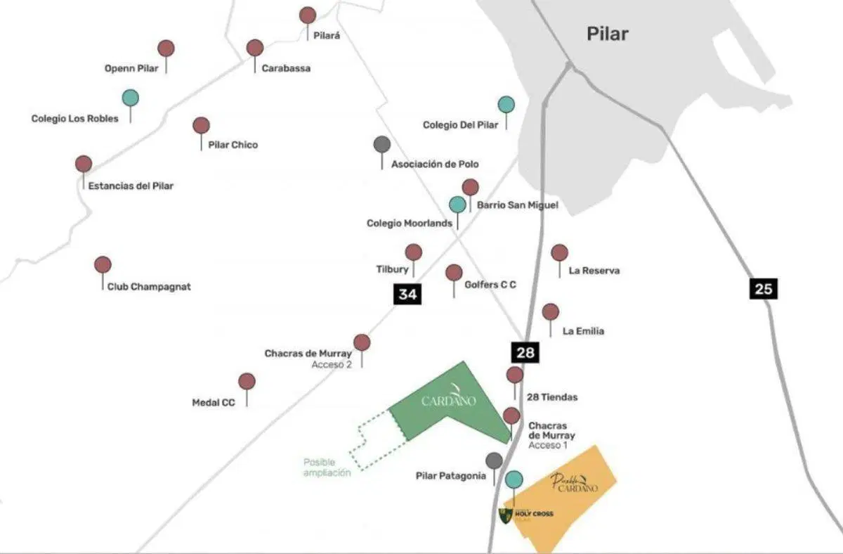 VENTA TERRENO EMPRENDIMIENTO CARDANO PILAR 8