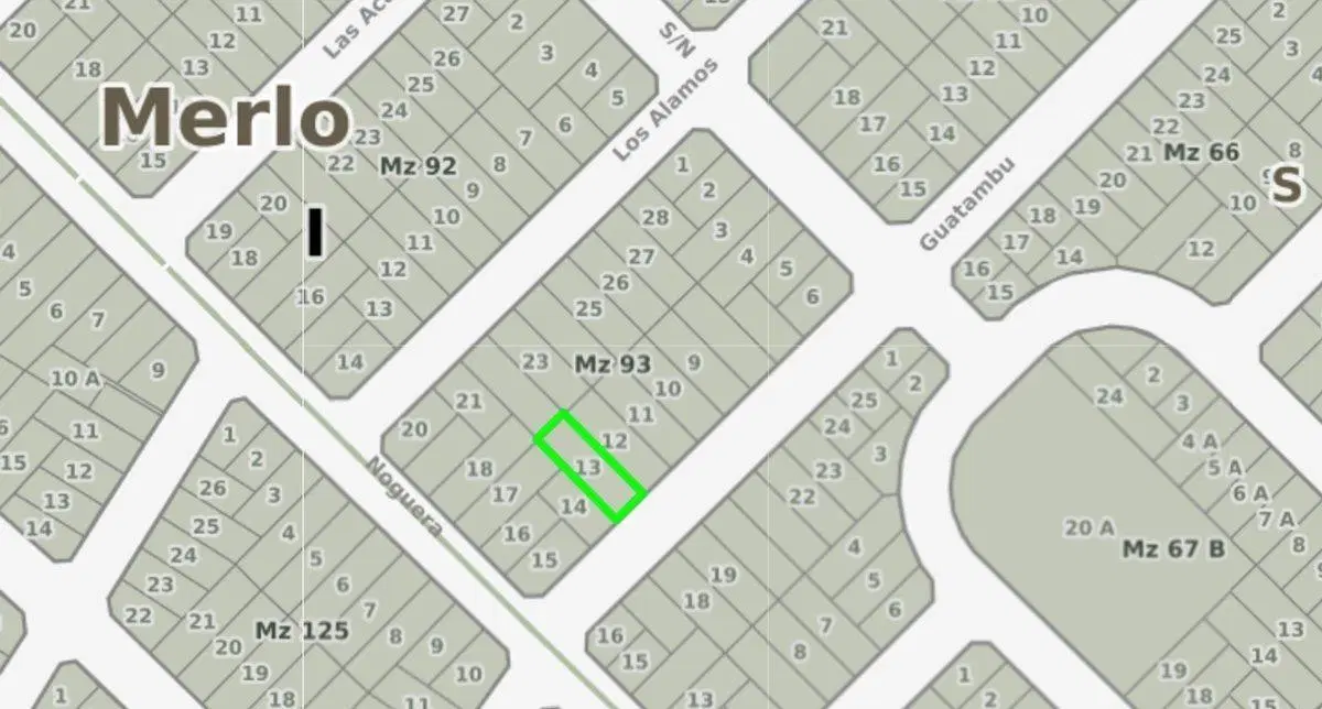 VENTA LOTE 303 M2 C/ CASA A DEMOLER PADUA MERLO 2