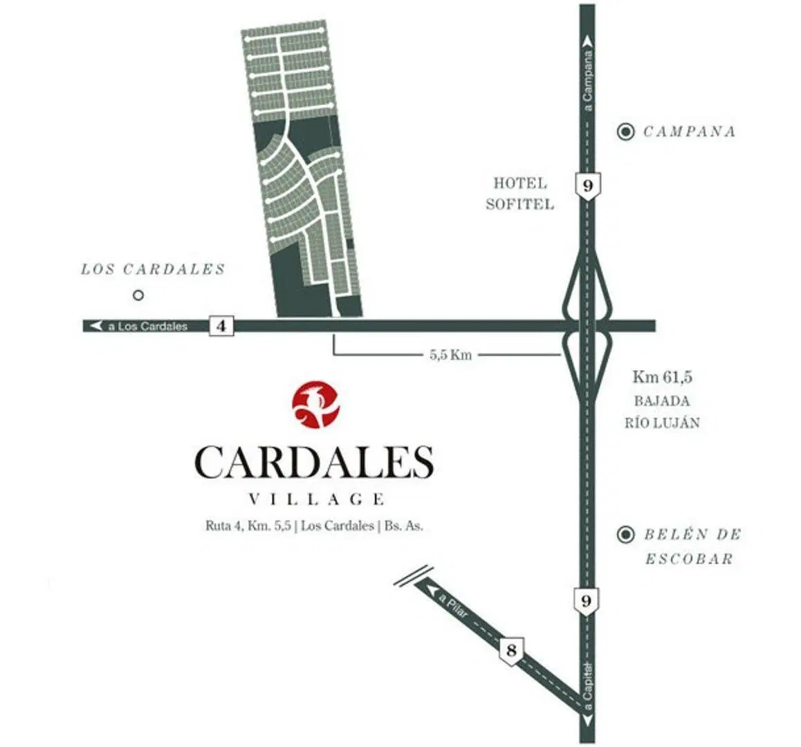 VENTA LOTE 700M2 EN CARDALES VILLAGE 3