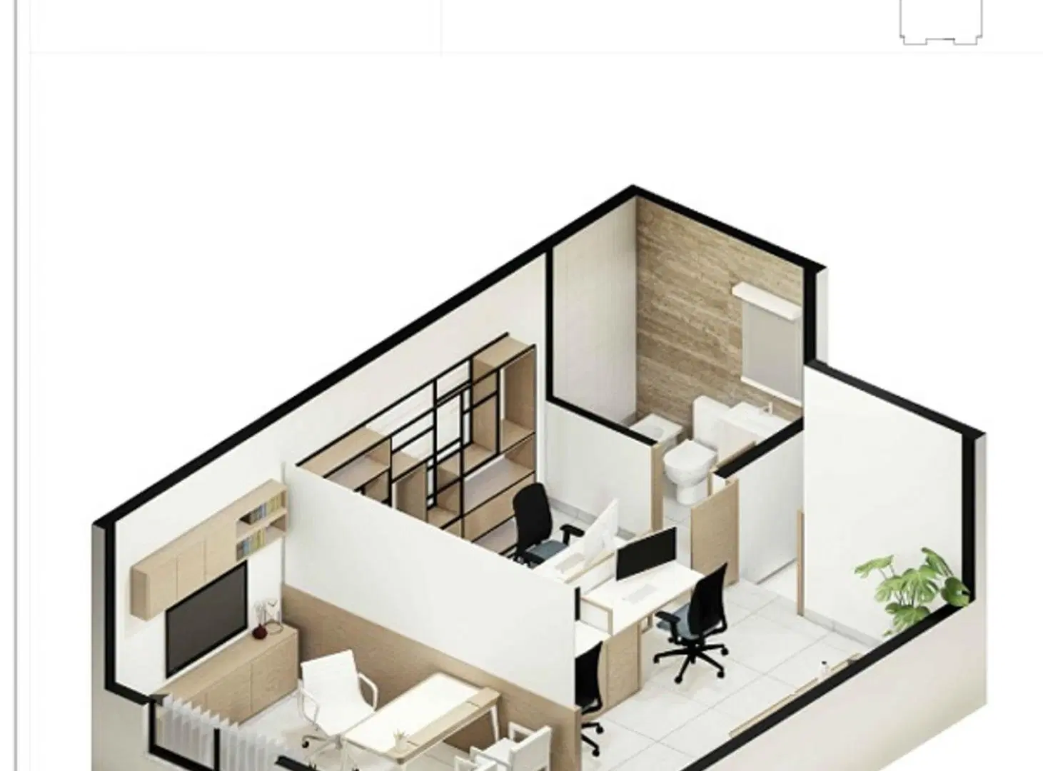 OFICINA VENTA APTO PROF/COMERC. CENTRO DE MORENO 2