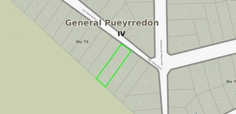 Lote con 15mts de frente en venta con financiacion!! 2