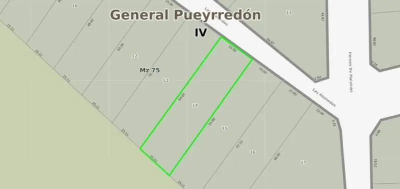 Lote con 15mts de frente en venta con financiacion!! 3