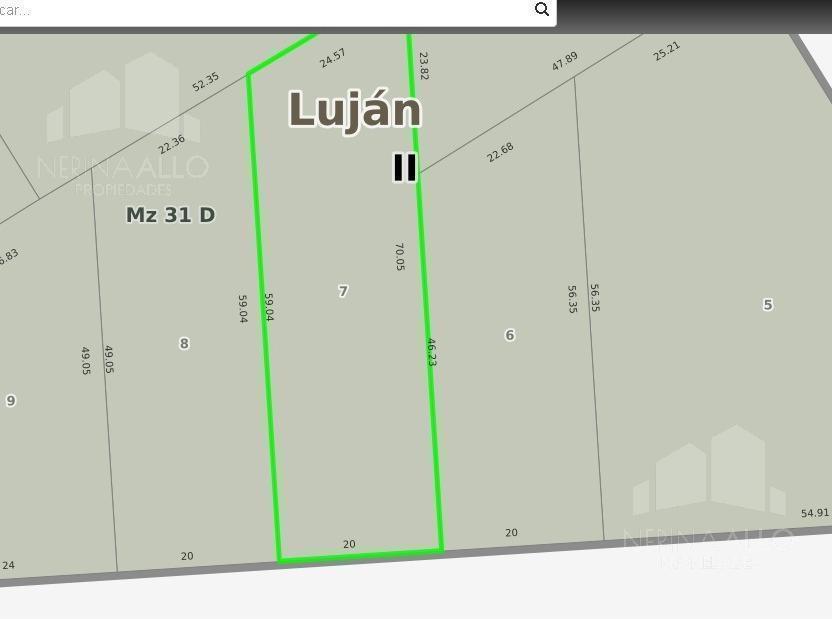 VENTA TERRENOS EN LUJAN