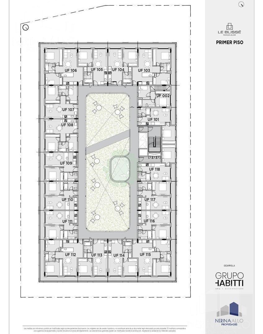 VENTA PH 3 AMBIENTES EN POZO EN LE BLISSE PARQUE LELOIR